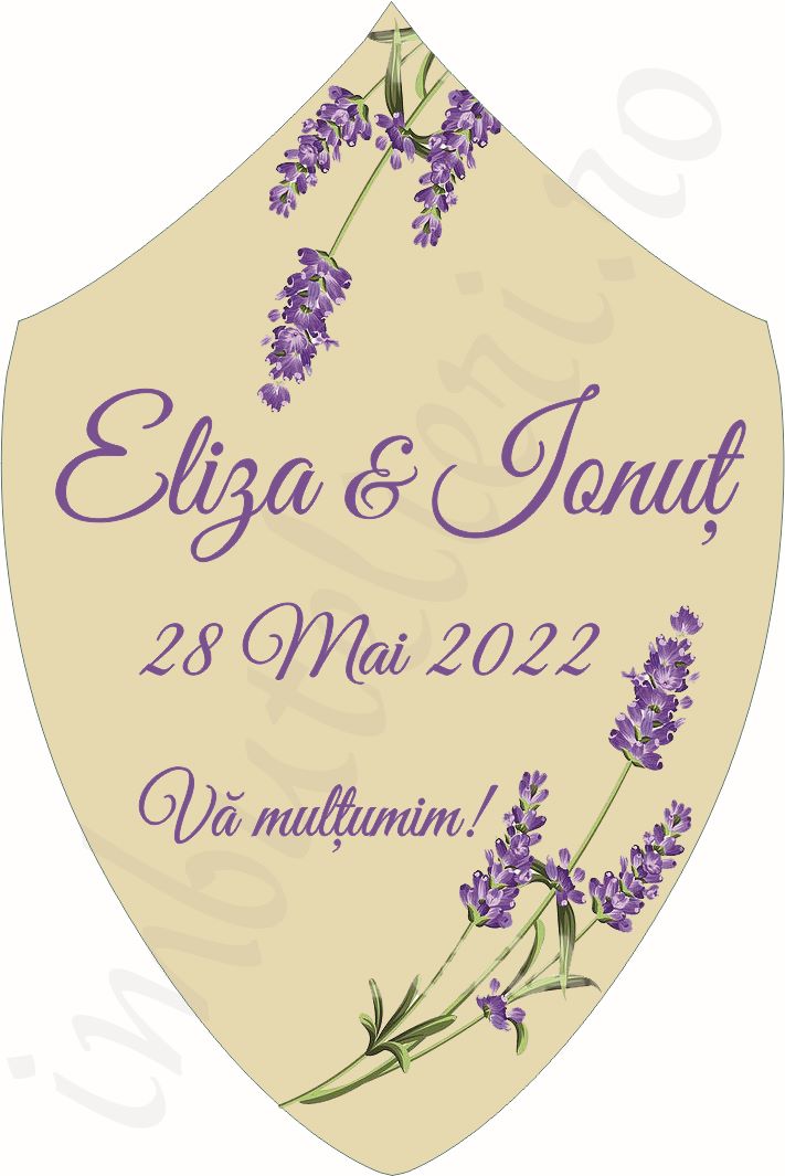 Eticheta autocolanta floral 7