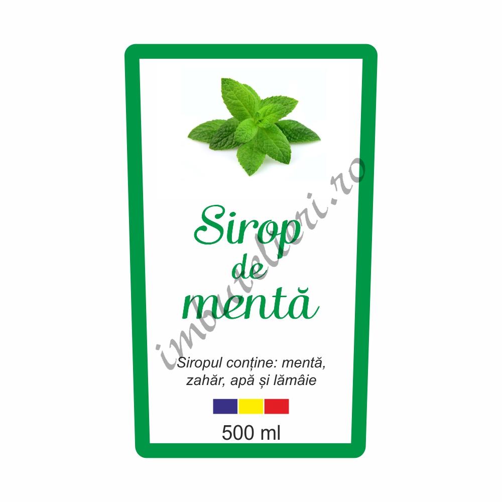 Eticheta autocolanta menta 1