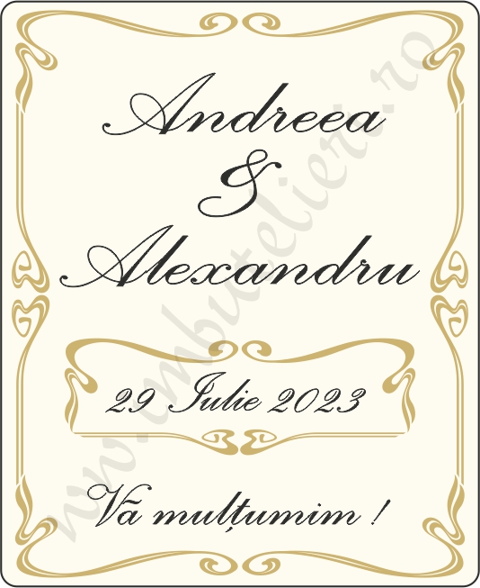 Eticheta autocolanta vintage 1