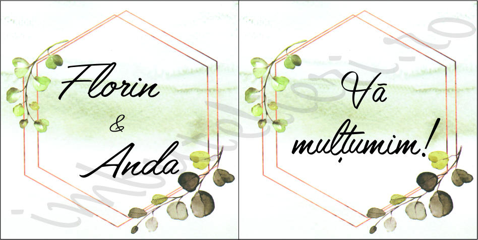 Eticheta carton nunta 1