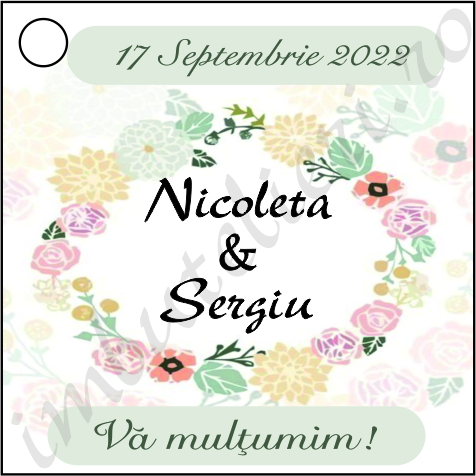 Eticheta carton nunta 5