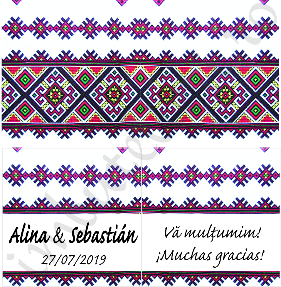 Eticheta carton nunta 8