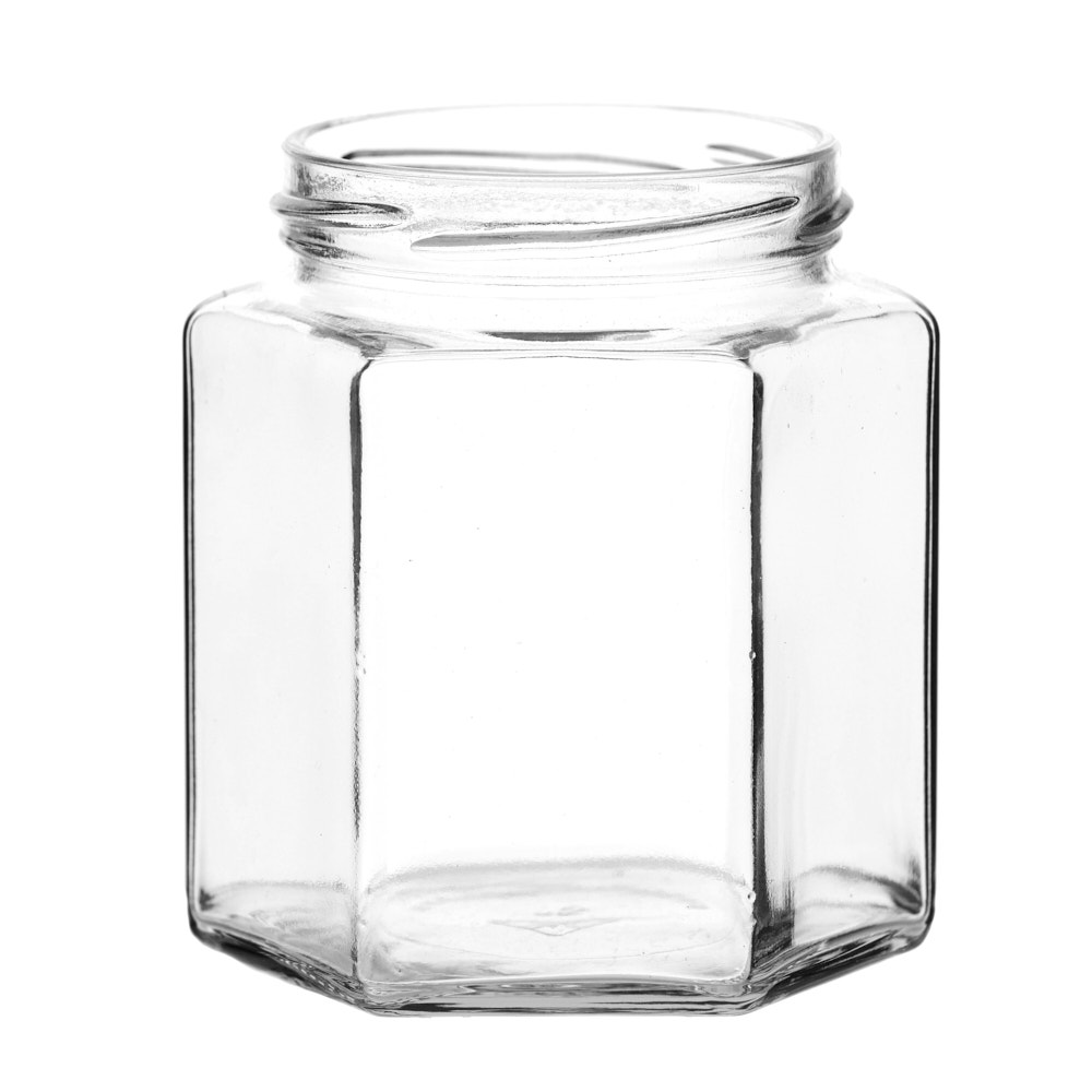 Borcan 196 ml Hexagonal TO58