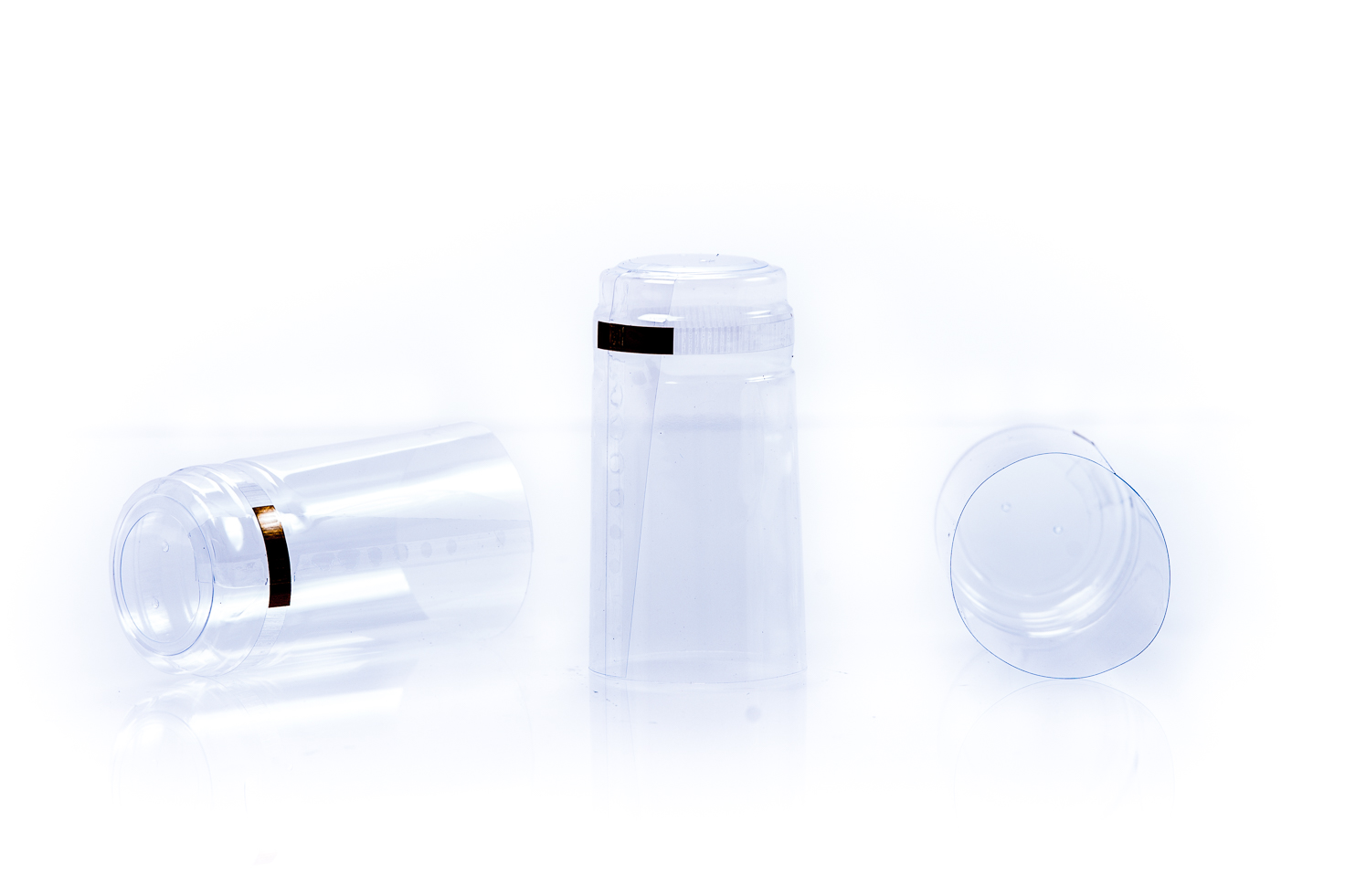 Capison termocontractibil PVC 31x60 mm transparent