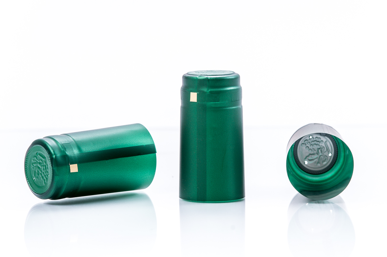 Capison termocontractibil PVC 31x60 mm verde