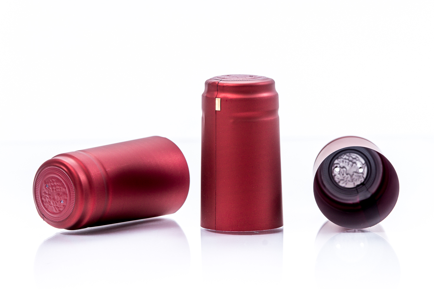 Capison termocontractibil PVC 31x60 mm visiniu deschis