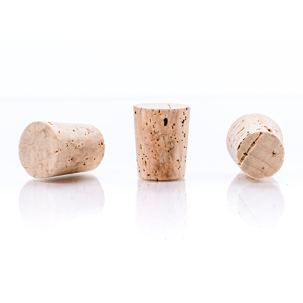 Dop conic de pluta naturala colmatata 22x19/14 mm