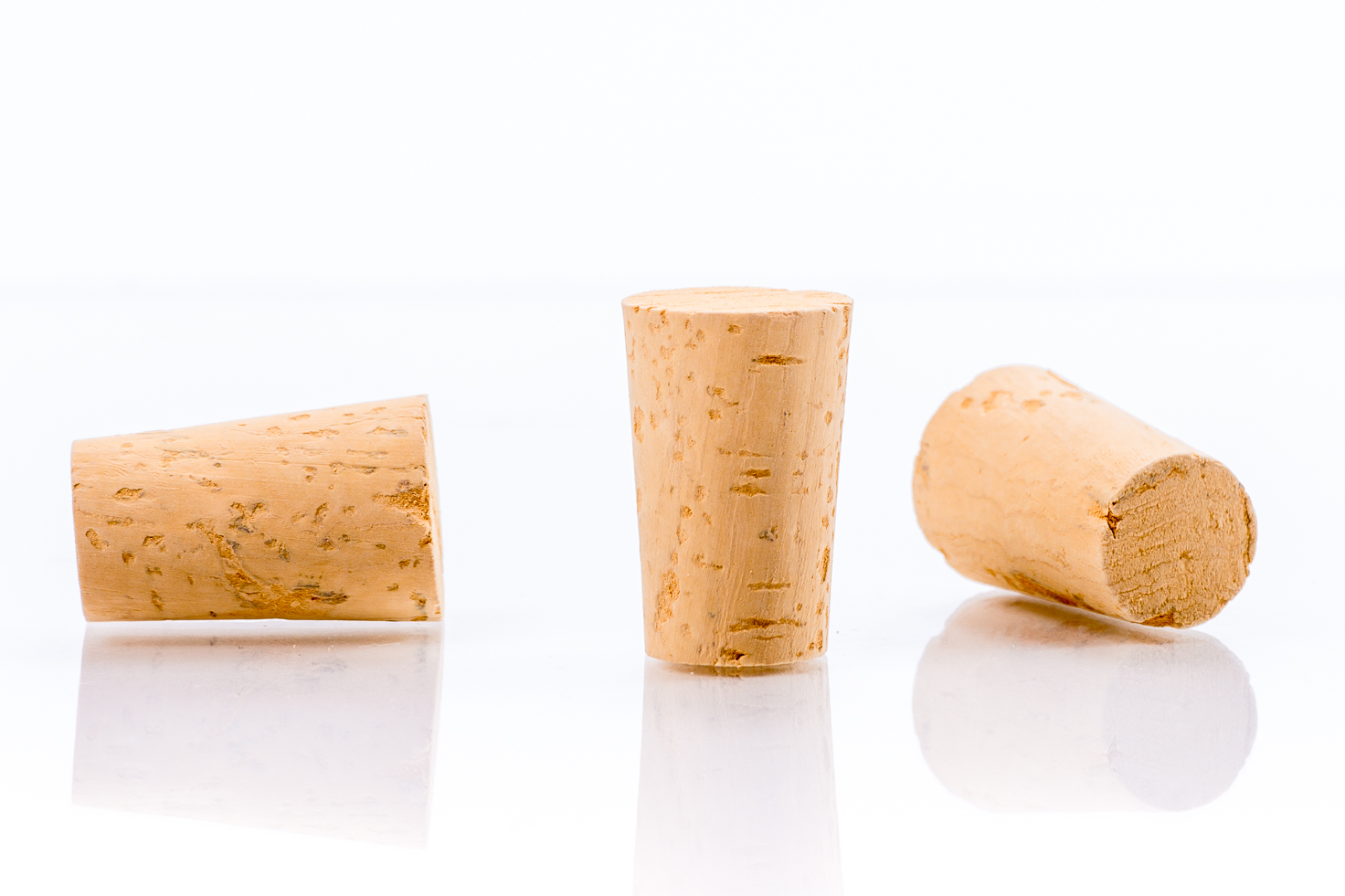 Dop conic de pluta naturala colmatata 33x21/17 mm