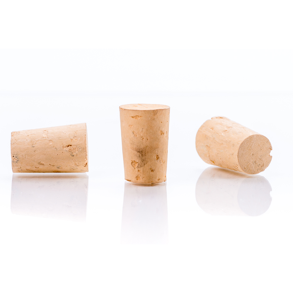 Dop conic de pluta naturala colmatata 33x22/18 mm