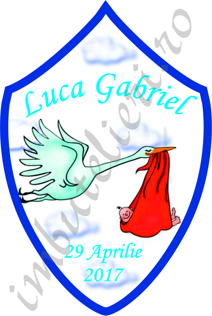 Eticheta autocolanta botez 6