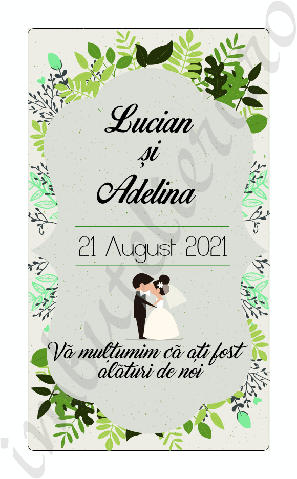 Eticheta autocolanta floral 28