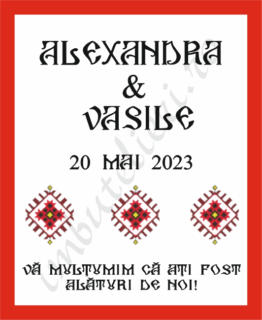 Eticheta autocolanta traditional 1