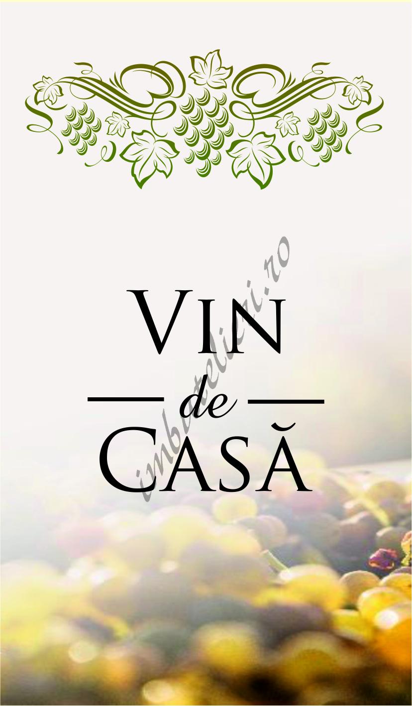 Eticheta autocolanta vin de casa 1