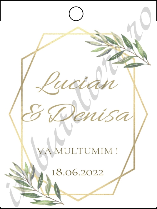 Eticheta carton nunta 3